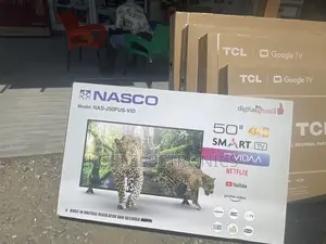 Enjoy Online Videos on Nasco 50′′ UHD Smart Flat Vidaa TV