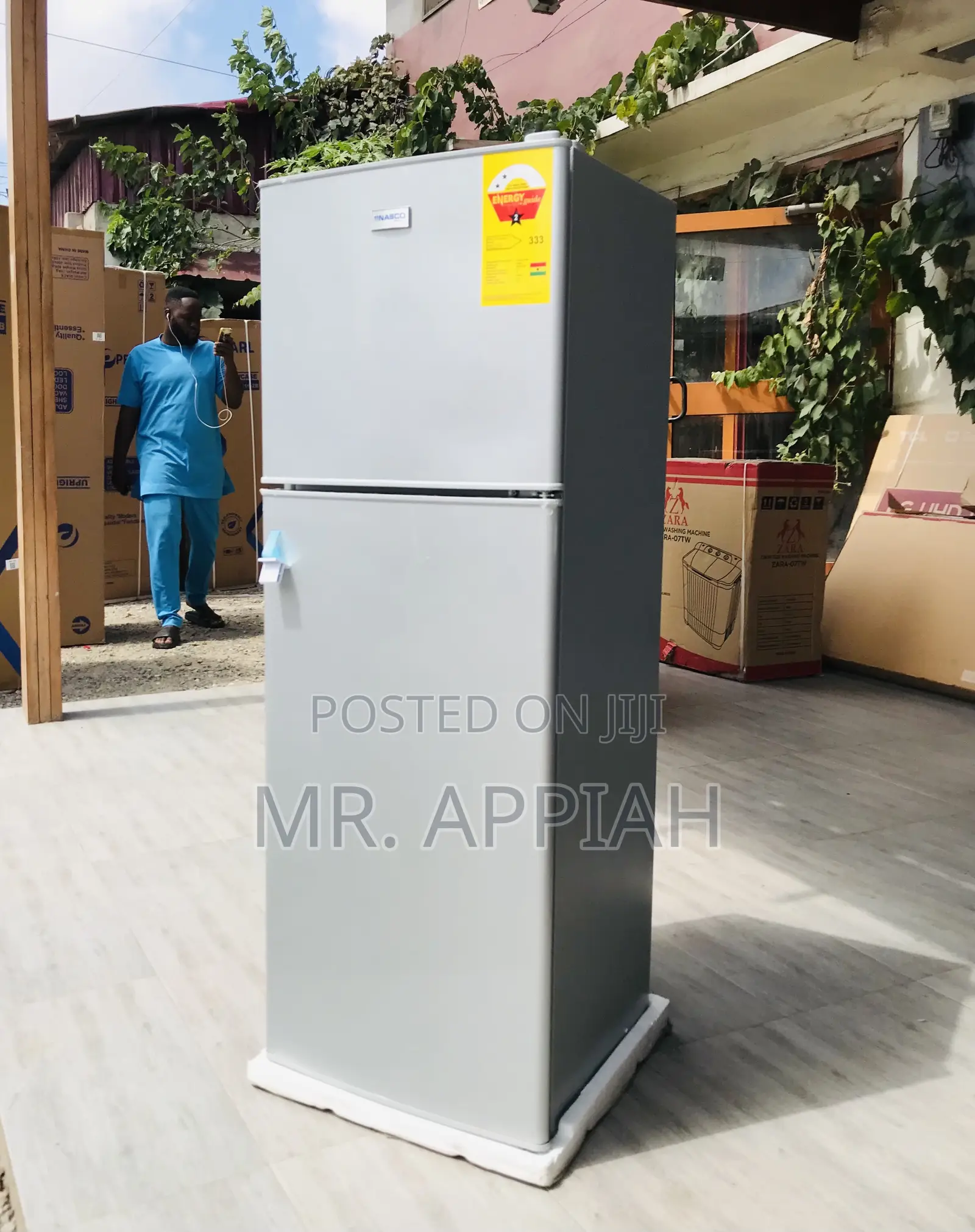 Nasco F2-18fl Double Door Electric Refrigerator(Silver)158L