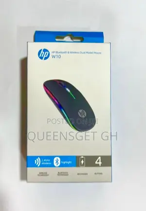 Hp W10 Wireless Bluetooth Rechargeable Mouse
