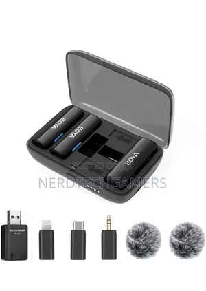 BOYA Wireless Lavalier Microphone for iPhone/Android/Camera