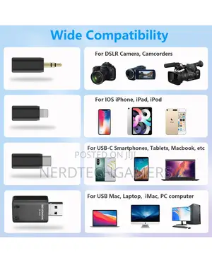 BOYA Wireless Lavalier Microphone for iPhone/Android/Camera