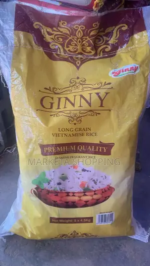 Ginny Long Grain Jasmin Rice 5x4.5kg