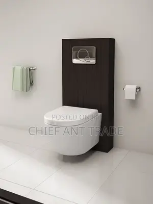 Wall Hung Wc Pot Only. Concealed. Toilet Seat Pot. 625. White