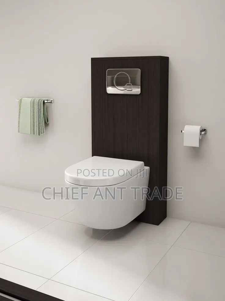 Wall Hung Wc Pot Only. Concealed. Toilet Seat Pot. 625. White