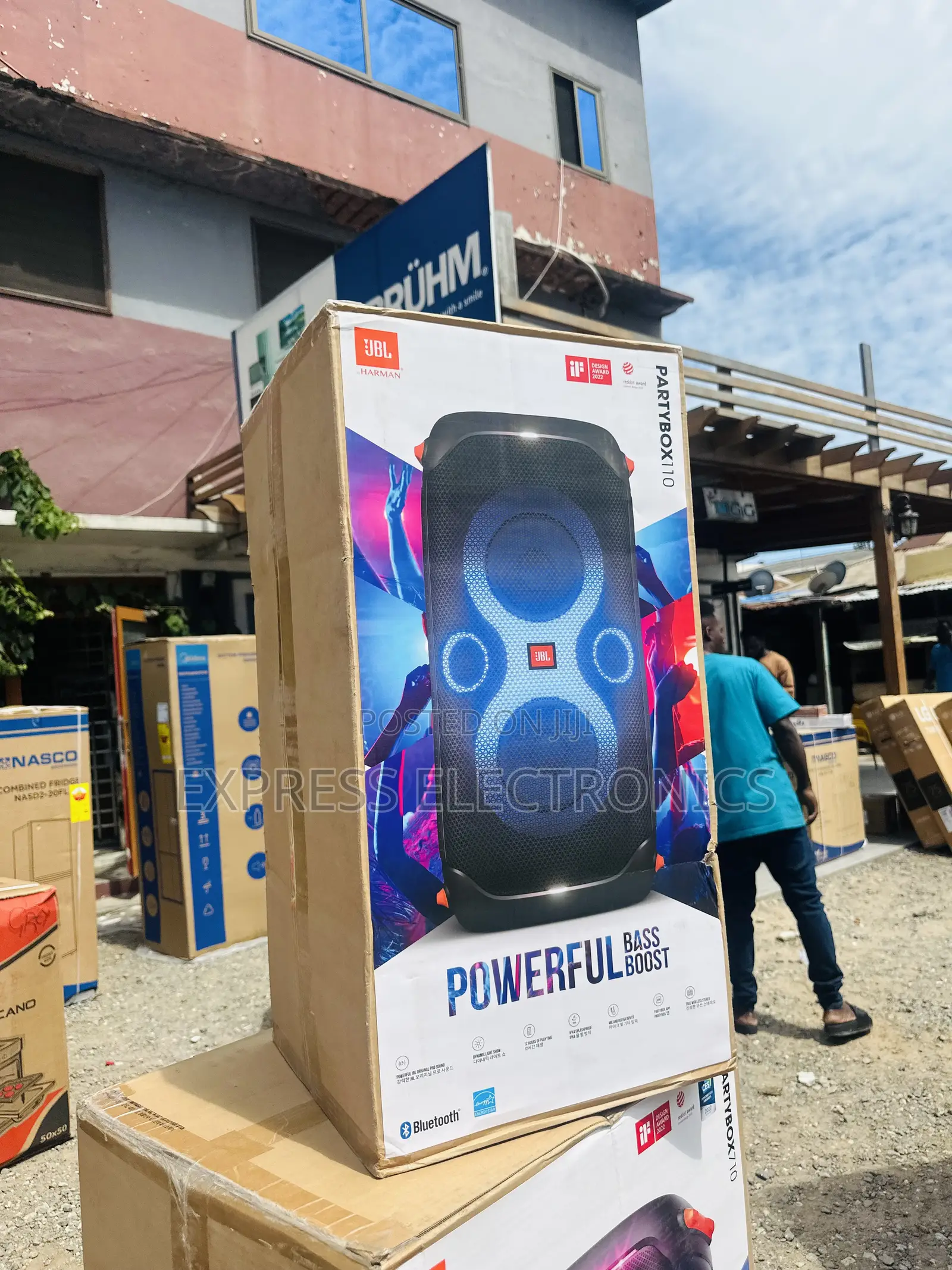 Rechargeable Battery  Bluetooth Speaker Partybox 110
