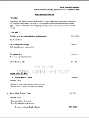 Technology CV