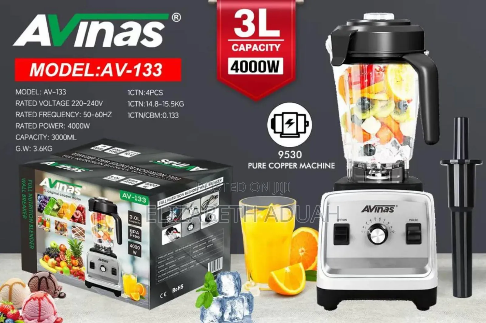 3L Avinas Blender at a Cool Price