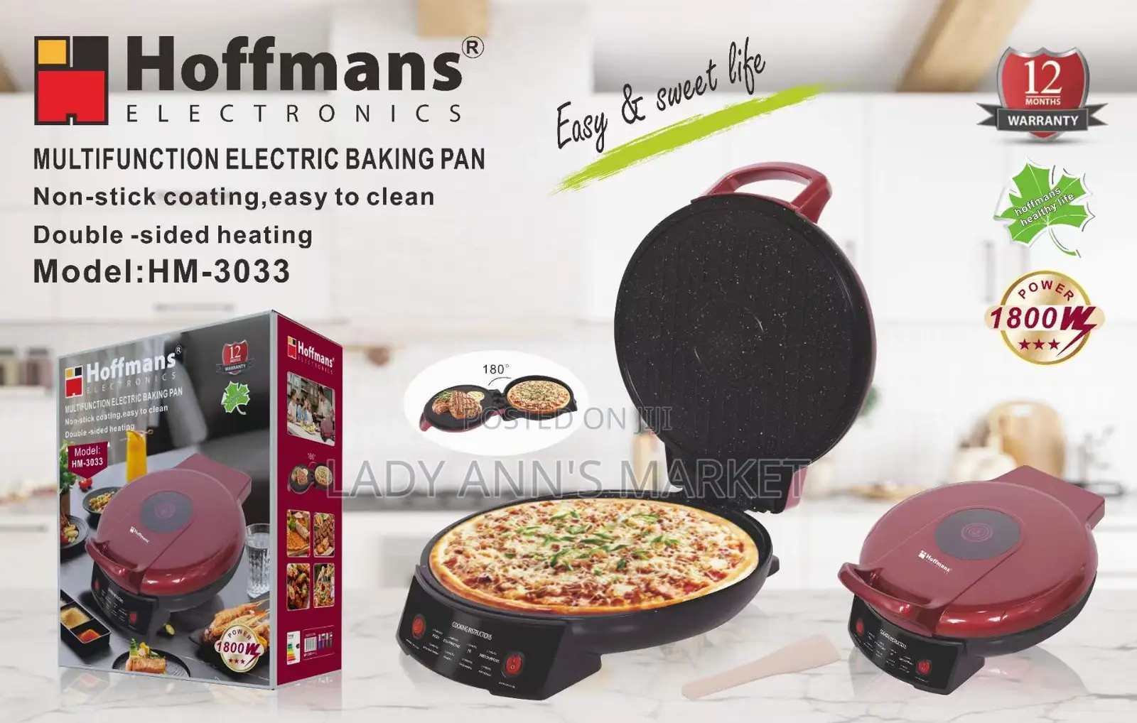 Multipurpose Electric Baking Pan