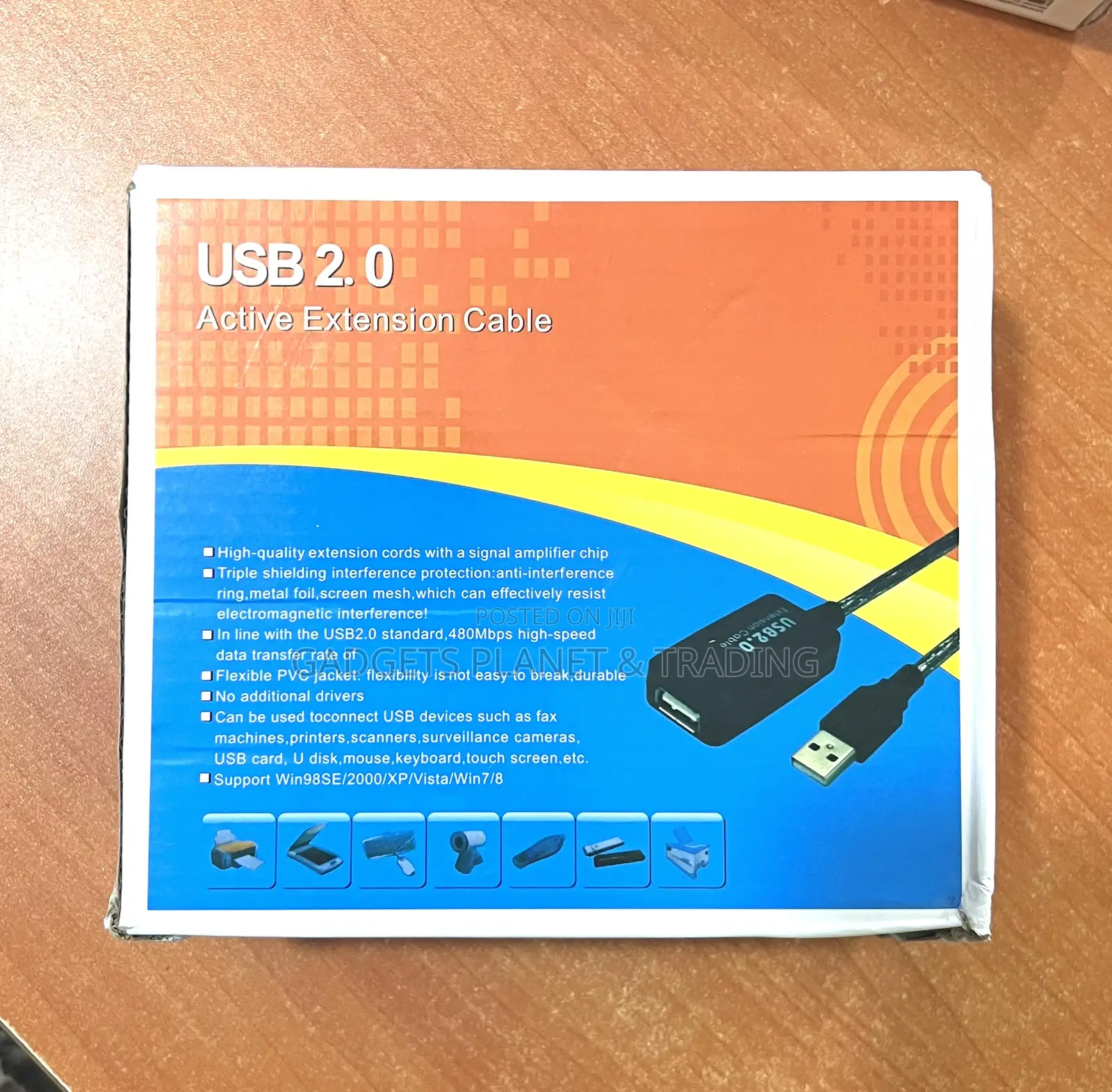 Usb 2.0 Active Extension Cable (Male to Female)Highspeed 20m