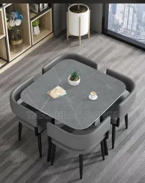 4 Seater Unique Design Dining Table Set