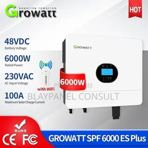 Growatt 6kw 48v Hybrid Inverter -SPF 6000 Es Plus