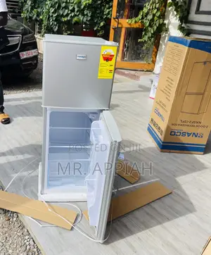 Shop Authentic NascoNasf2-130 2 Door Electric Fridge,Silver
