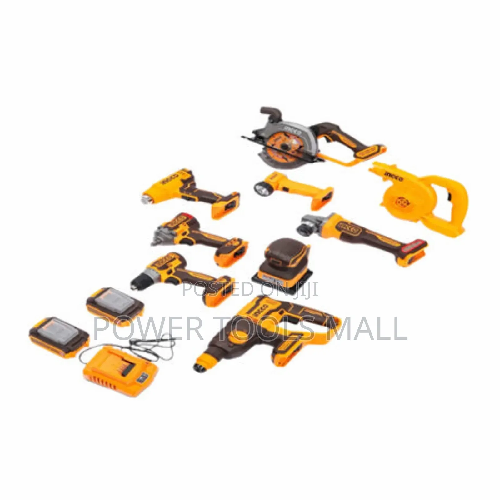 9pcs Cordless Industrial Combo Kit 20v CKLI2098