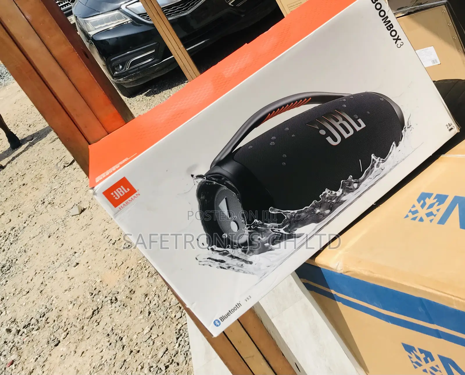 Classic JBL Woofer Bluetooth Boombox 3 Speakers 
