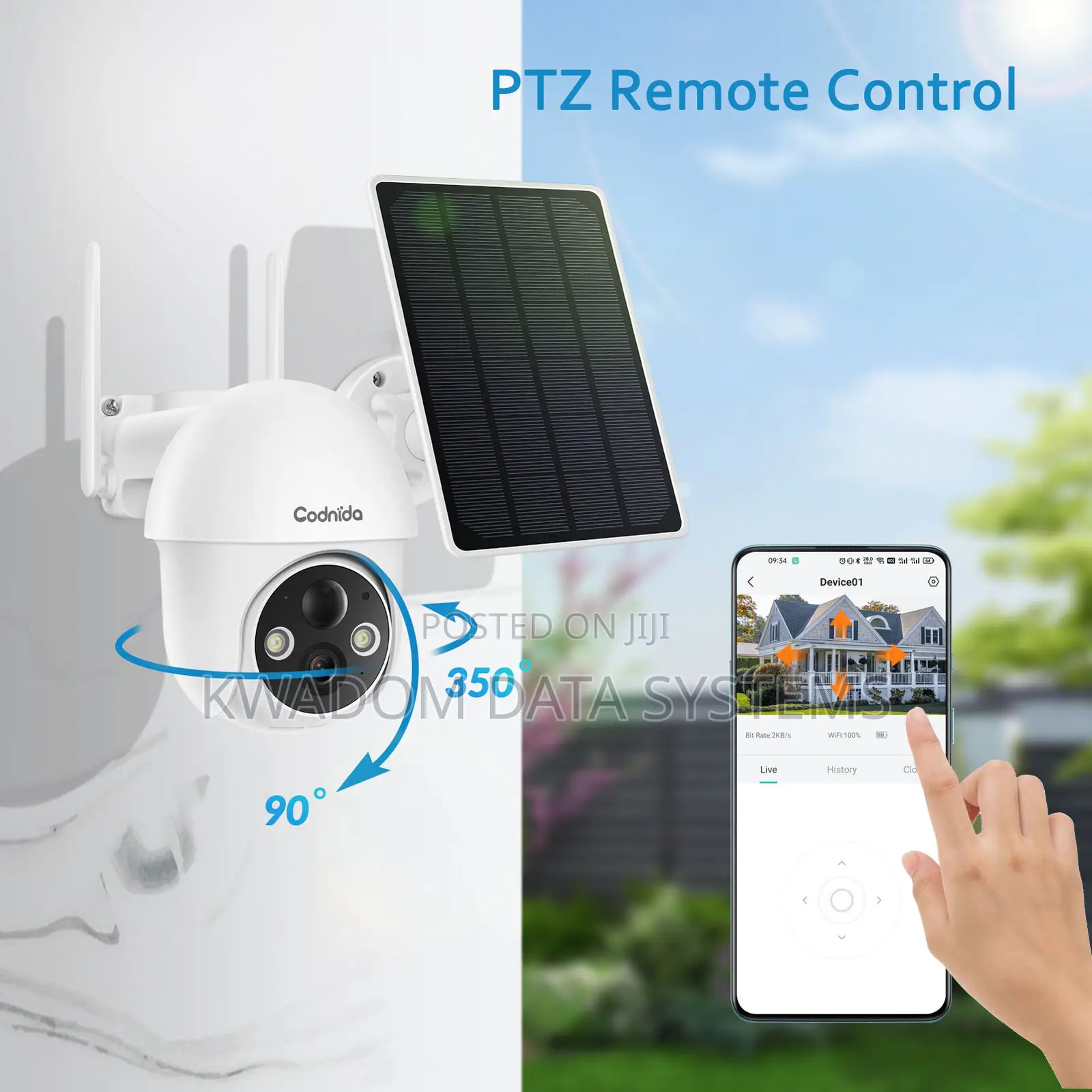 Solar Wireless Security Camera
