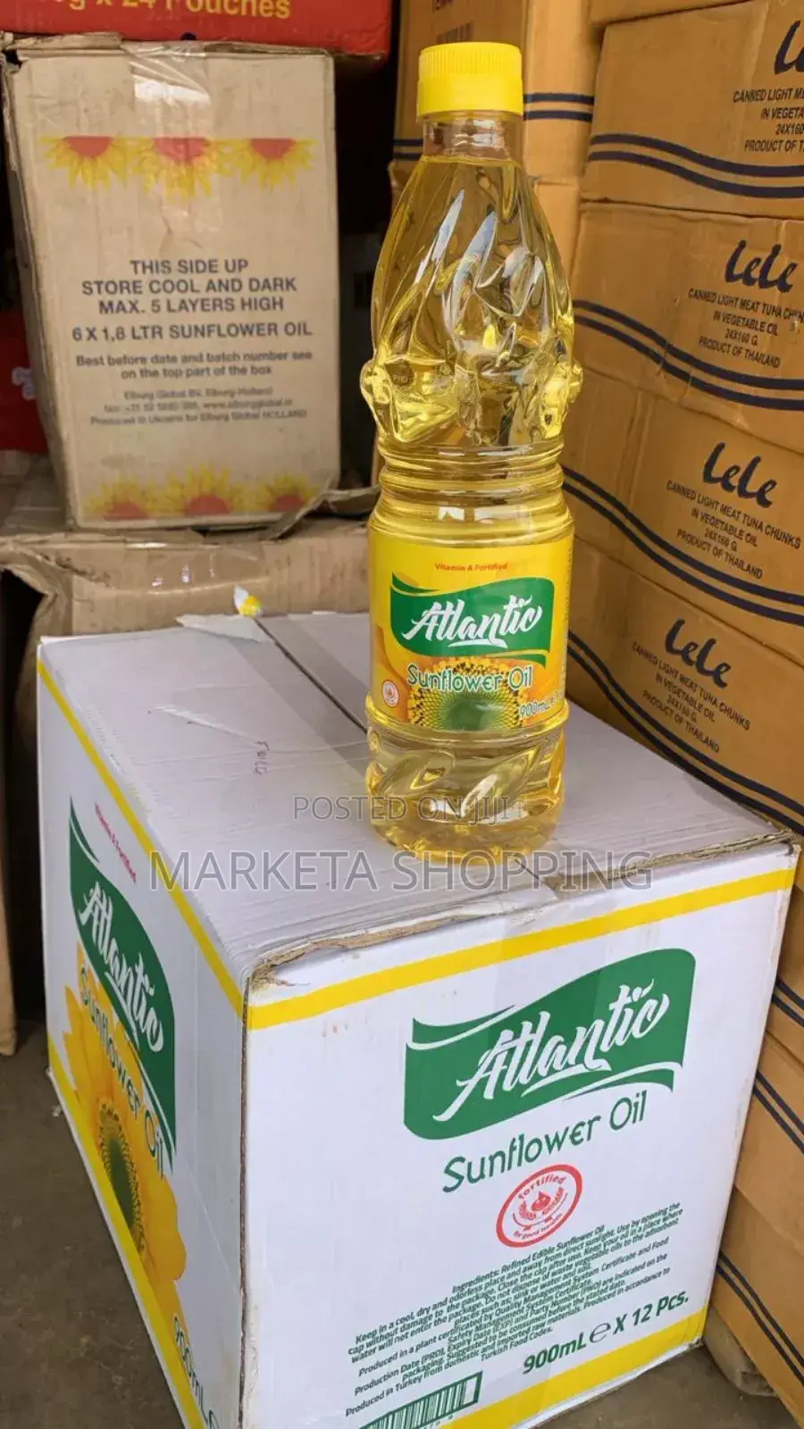 Atlantic Sunflower Oil 900mlx12