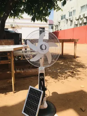 Brand New Rechargeable 16” Fan With Solar Panel