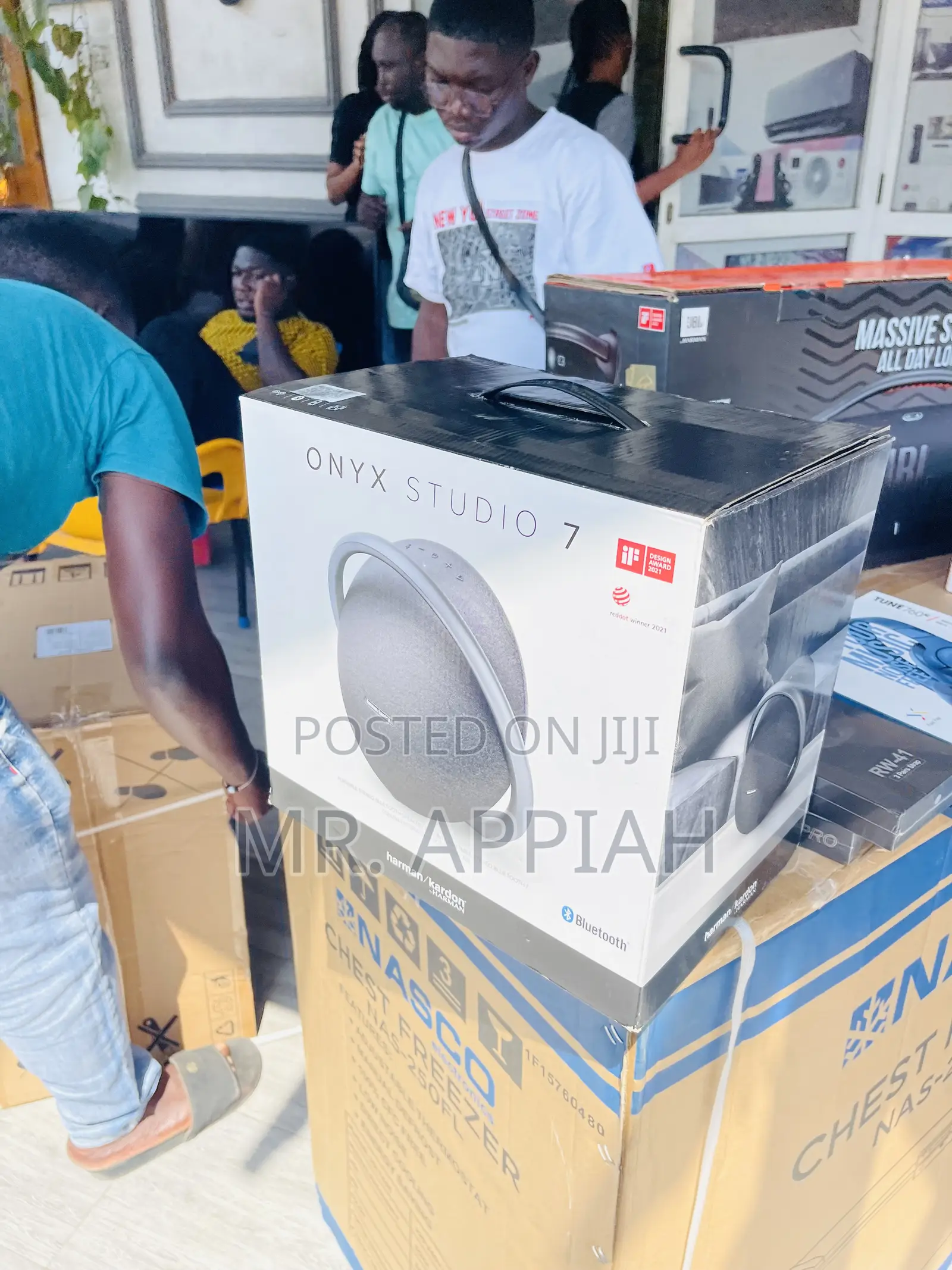 Portable Wireless Onyx 7 Bluetooth Speaker(50watt).