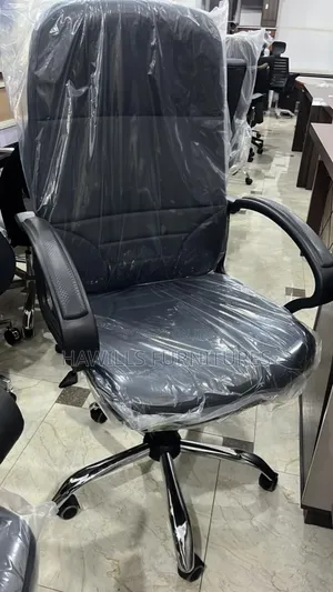 Executive Black Swivel Office Chair