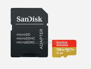 Sandisk Micro Sd -128gb Memory Card With Sd Adapter