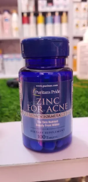 Puritan’S Pride Zinc For Acne Skin Formula, 100 Tablets