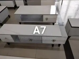 Tv Stand and Center Table Set ( White and Gray)