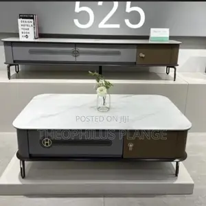 Tv Stand and Center Table Set, Modern Living Room Set