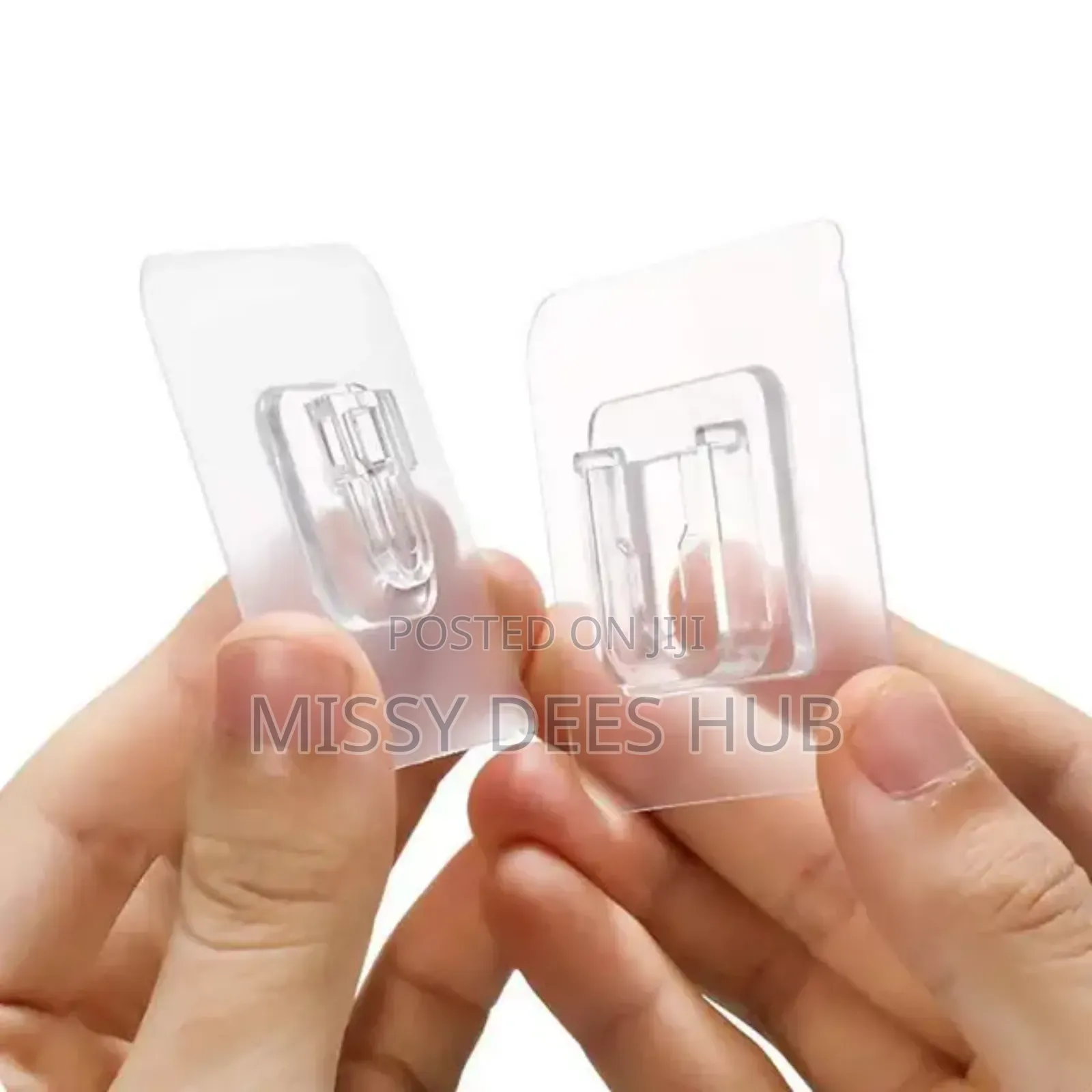 Multifunctional Double-Sided Adhesive Wall Hooks - 10pcs