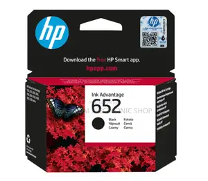 HP 652 Black Original Ink Advantage Cartridge