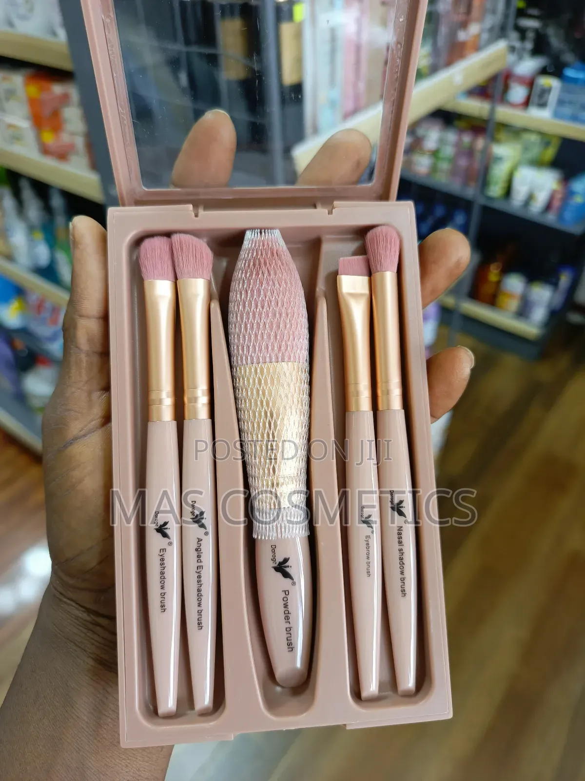 Daroge Makeup 5pcs Travel Brush Set