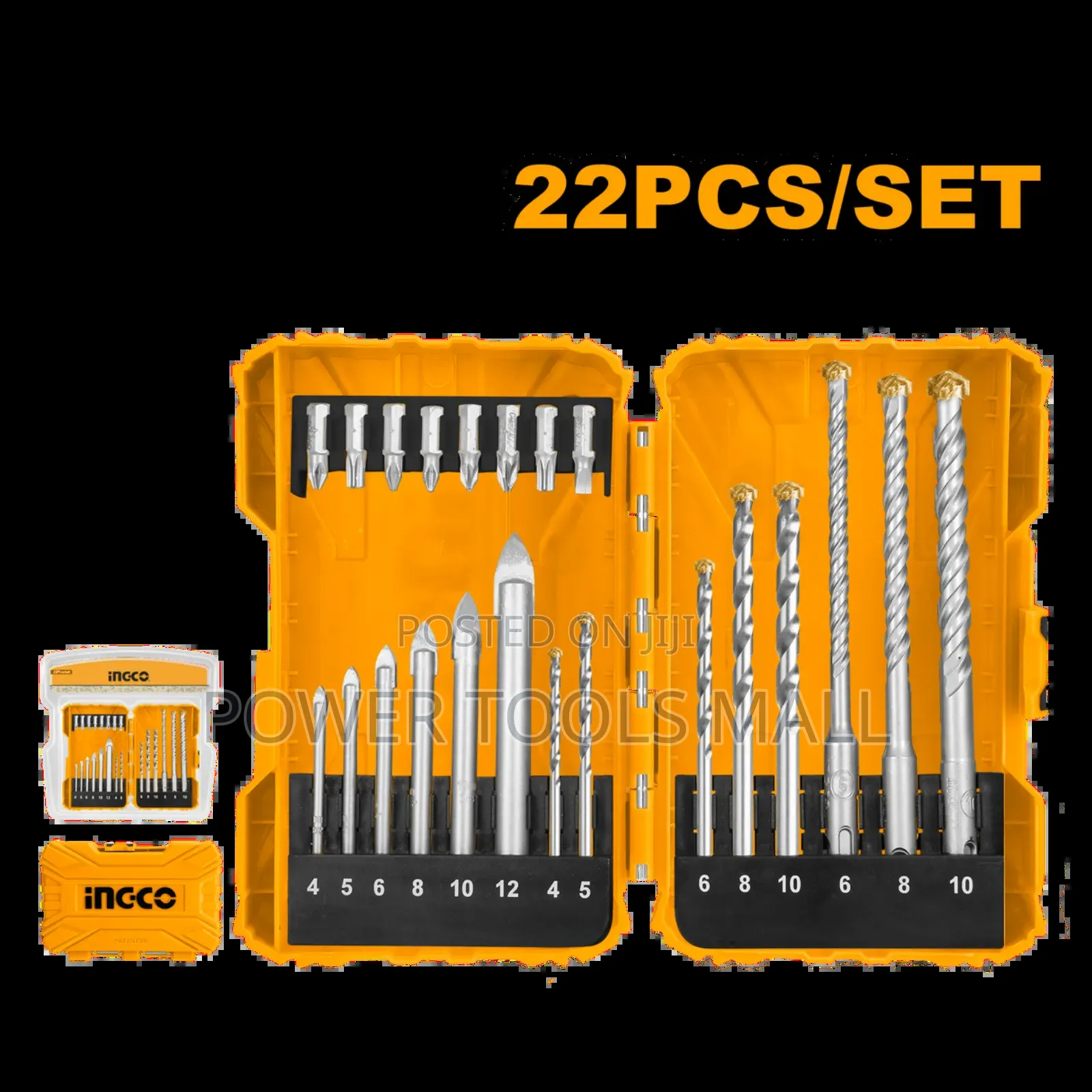 22pcs Drill Bits and Screwdriver Bits Set AKDL12201