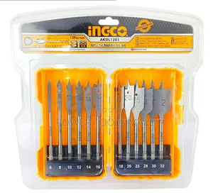 22pcs Flat Wood Drill Bits Set AKDL1201