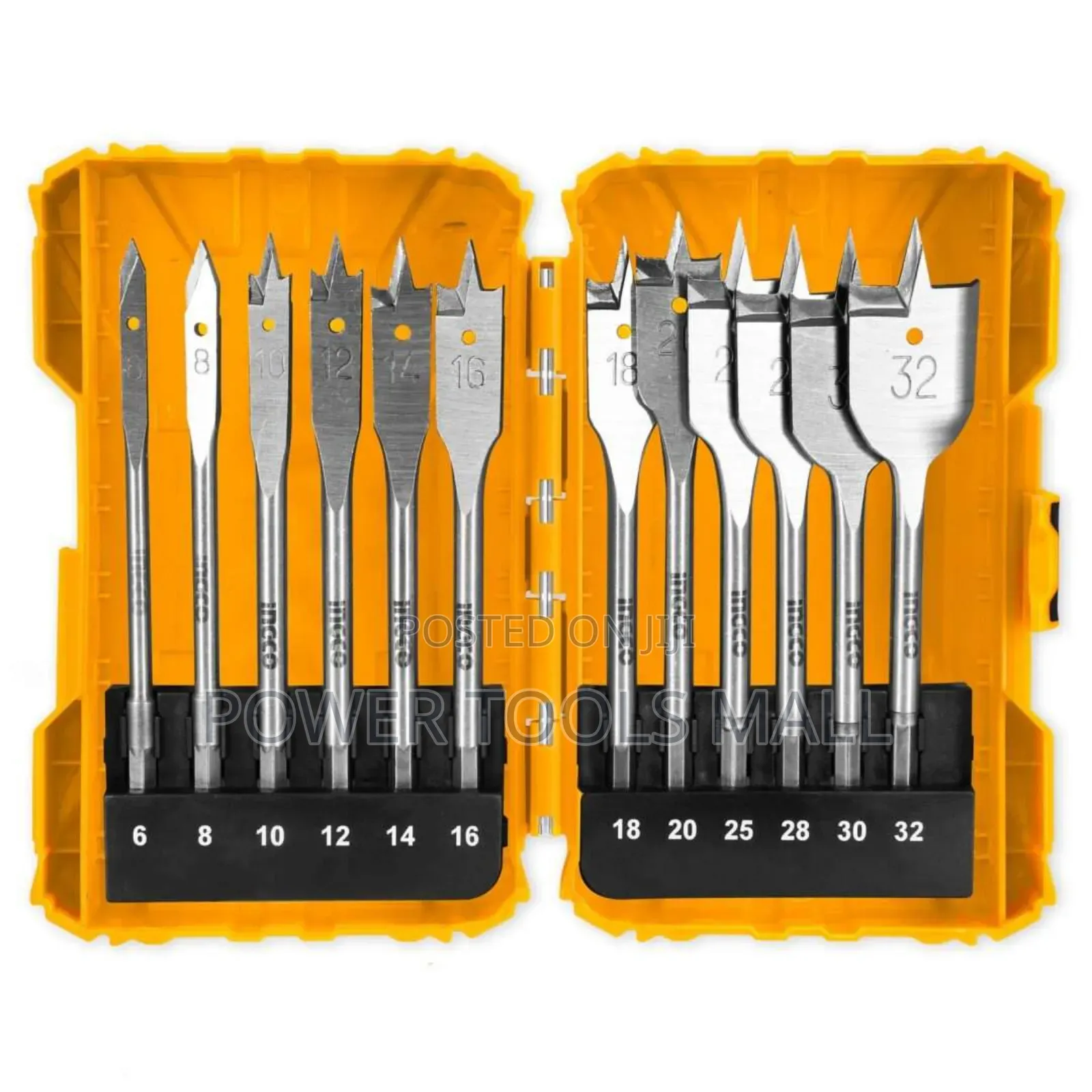 22pcs Flat Wood Drill Bits Set AKDL1201