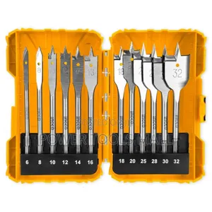 22pcs Flat Wood Drill Bits Set AKDL1201