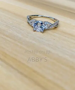 Novel Design Silver Promise Ring