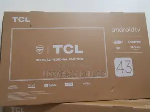 TCL 43” Android Smart Inbuilt Digital Tv
