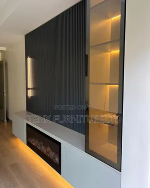 Tv Unit (Glass Doors)