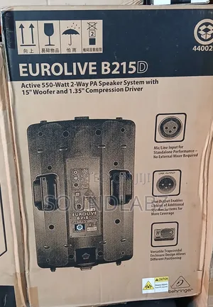 Behringer Eurolive B215D 550W 15 Inch Powered Speaker