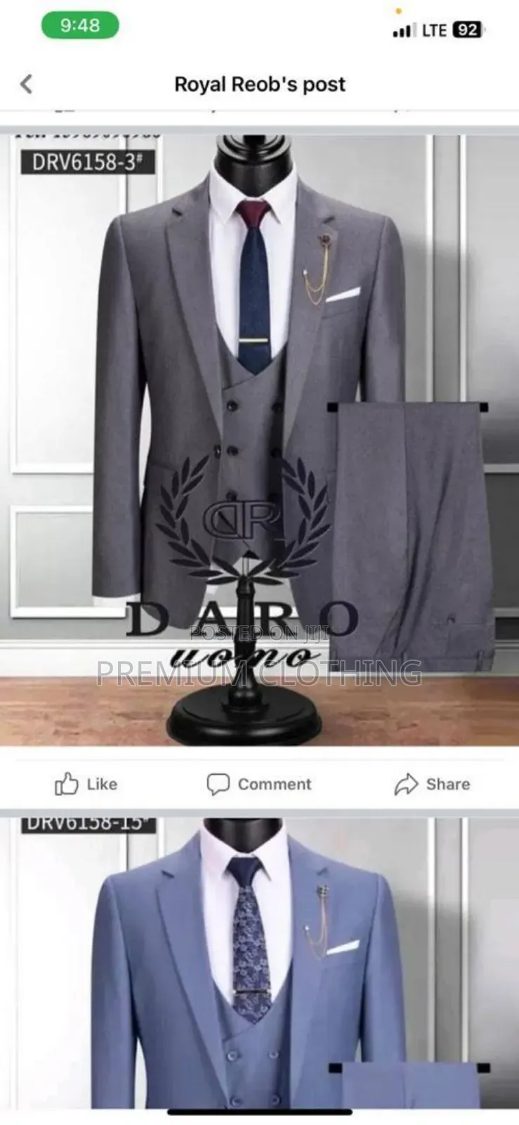 Three Piece Regular Suits for Men