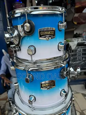 Yamaha Gigmaker 5-Piece Shell Pack Drum Blue Ice Glitter