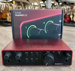 Focusrite Scarlett 2i2 4th Gen Usb Audio Interface