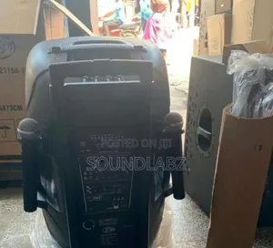 JLD 15inches Bluetooth Speaker With 2microphones Stand