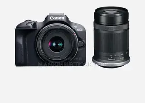 EOS R100 Mirrorless Camera With 18-45mm and 55-210mm Lenses