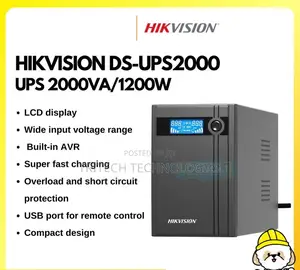 Hikvision Ups 2000va (2kva) LCD Display Built-in Avr