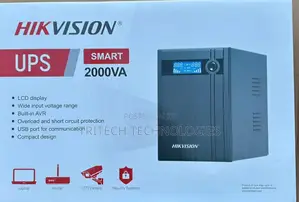 Hikvision Ups 2000va (2kva) LCD Display Built-in Avr