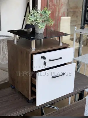 Bedside Drawer, Bedside Table With Glass Top.