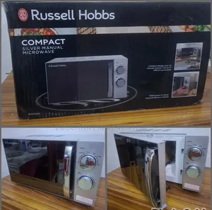 17.L Russell Hobbs Compact Silver Microwave From Uk
