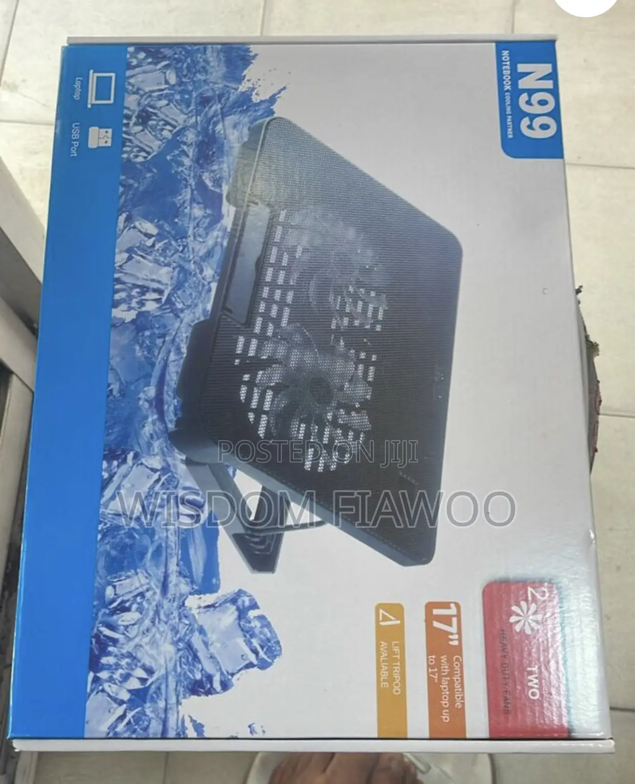 Laptop Cooling Fan and Stand