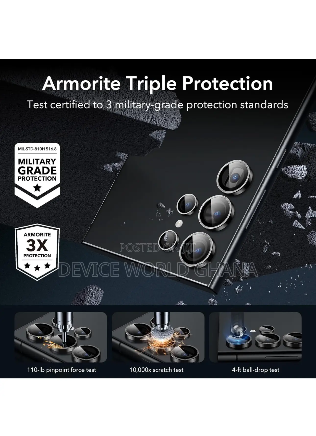 Camera Lens Protector (Rings) for Samsung S26ultra S25u S24u S23u S22u