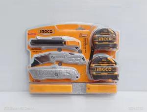 2 Measuring Tapes and 
3 Utility Knives Set
Hmk23036